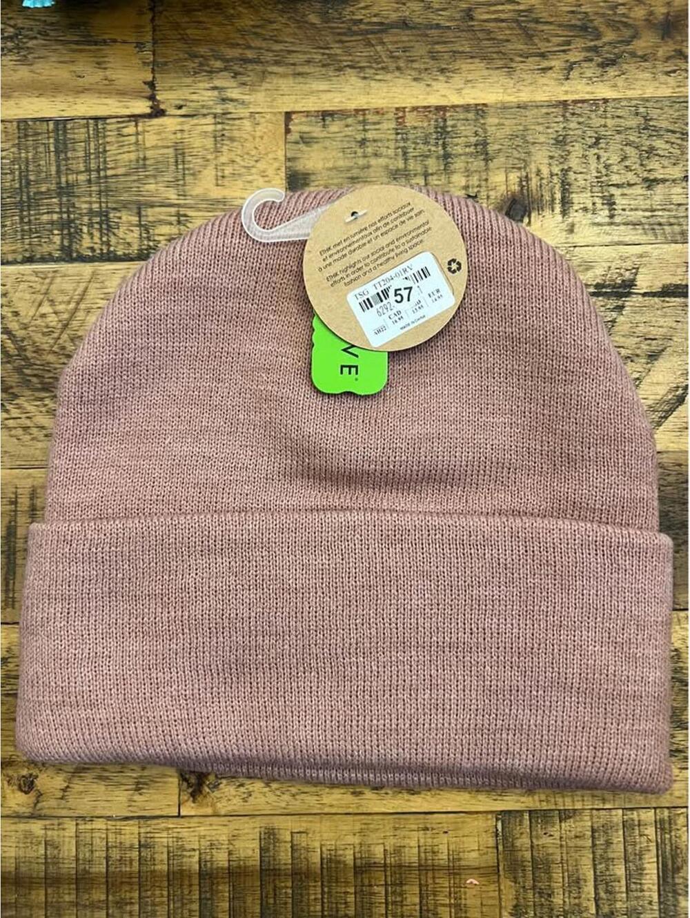 Ethik Knit Beanie Pink